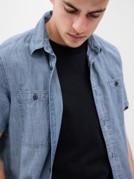 Chambray Shirt with Washwell