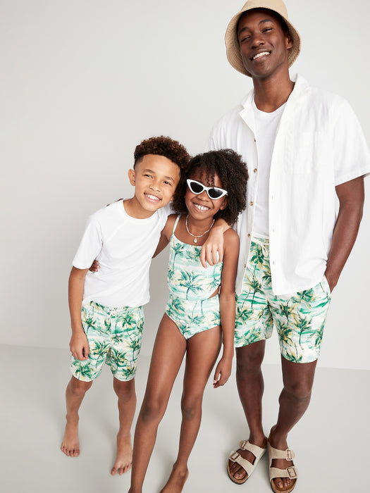 Printed Swim Trunks -- 7-inch inseam