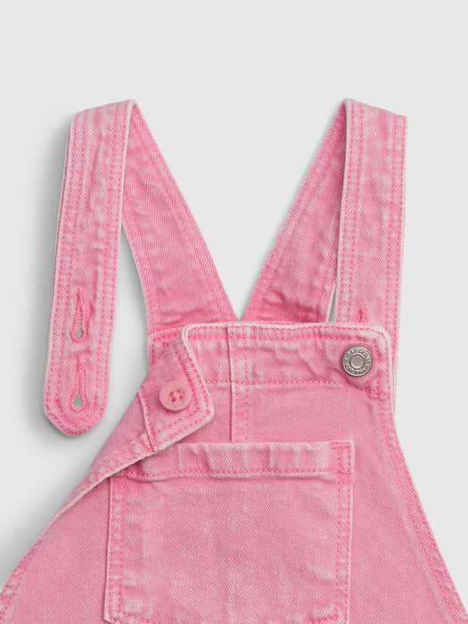 Toddler Denim Shortalls with Washwell