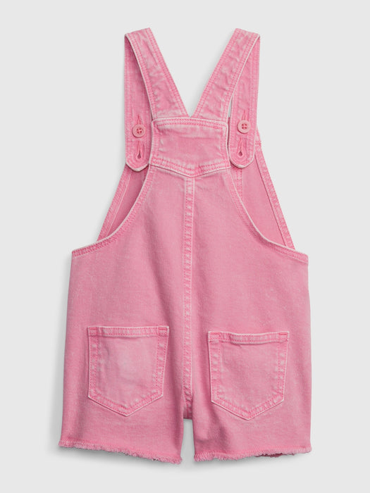 Toddler Denim Shortalls with Washwell