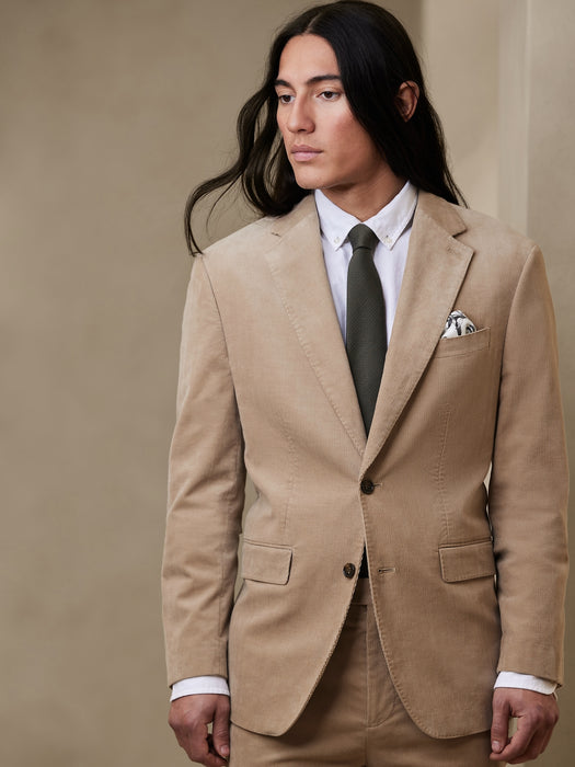 Spring Corduroy Suit Jacket