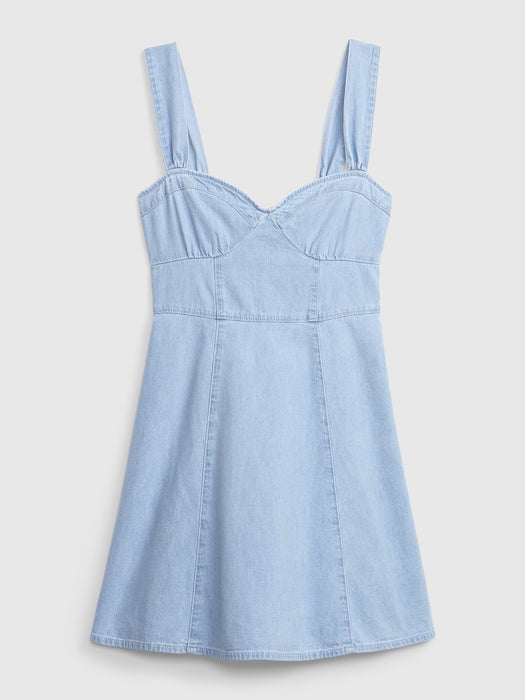 PROJECT GAP Sweetheart Denim Mini Dress