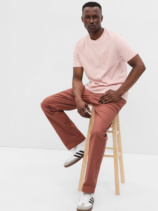 Modern Khakis in Straight Fit with GapFlex