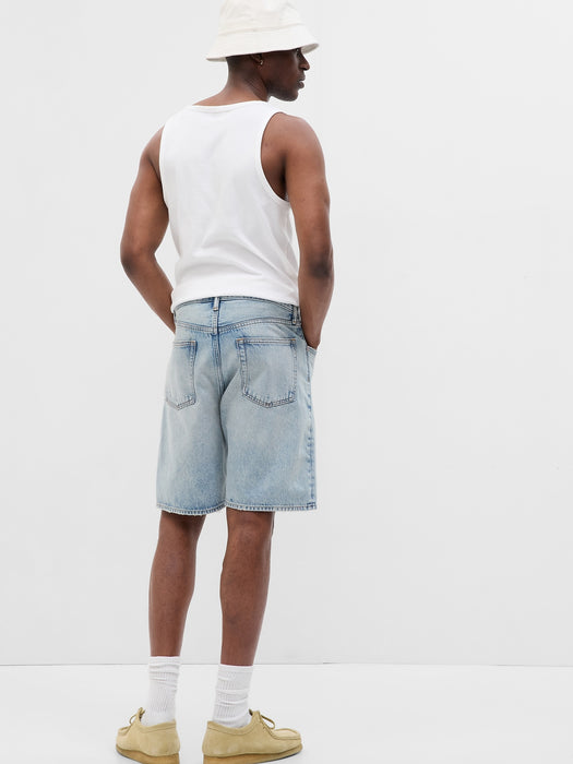 '90s Loose Denim Shorts with Washwell