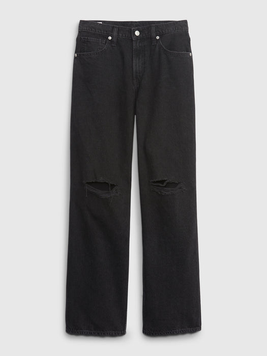 PROJECT GAP Low Rise Baggy Jeans with Washwell