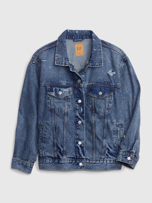 PROJECT GAP Oversized Icon Denim Jacket