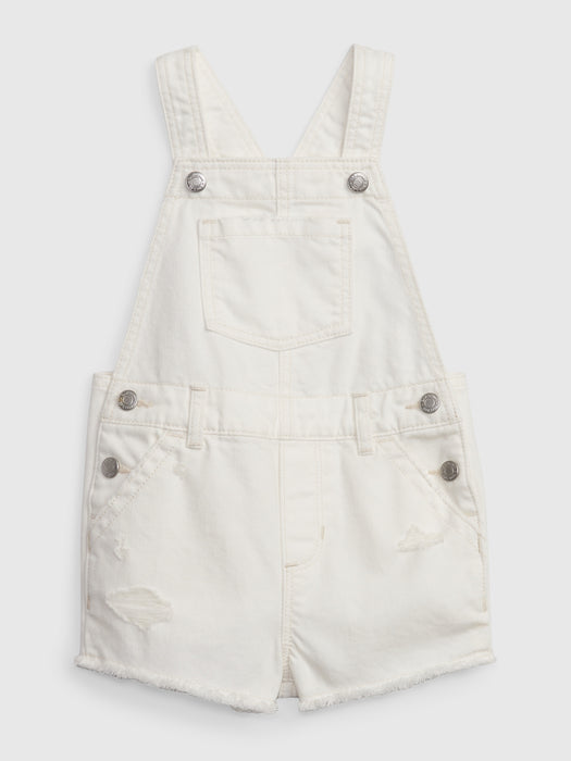 Toddler Denim Shortalls with Washwell