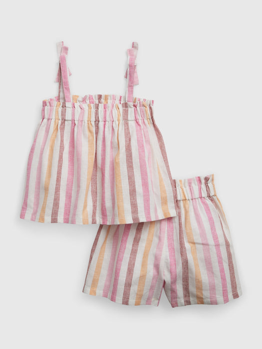 Toddler Linen-Cotton Outfit Set