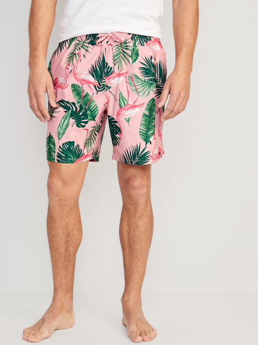 Printed Swim Trunks -- 7-inch inseam