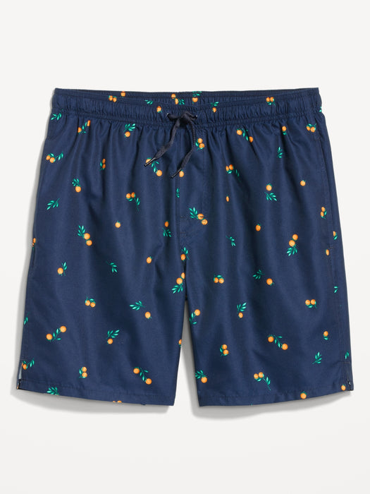 Printed Swim Trunks --7-inch inseam