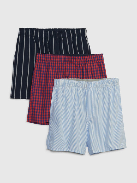 Cotton Boxers (3-Pack)