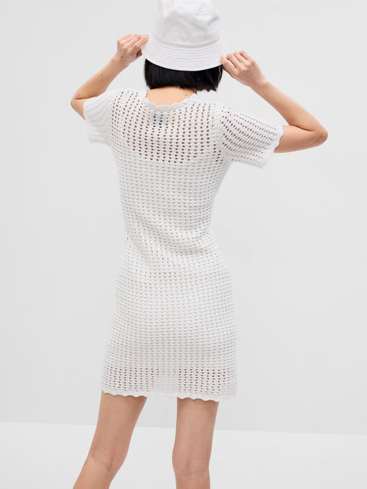 Crochet Mini Dress