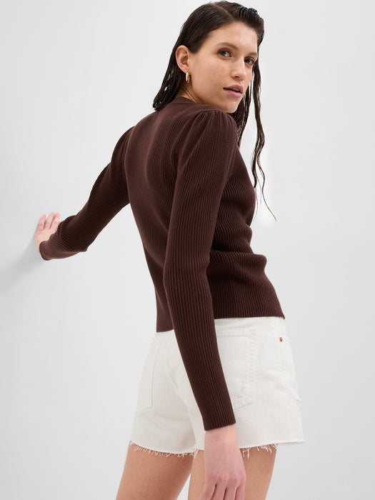 Rib Cardigan