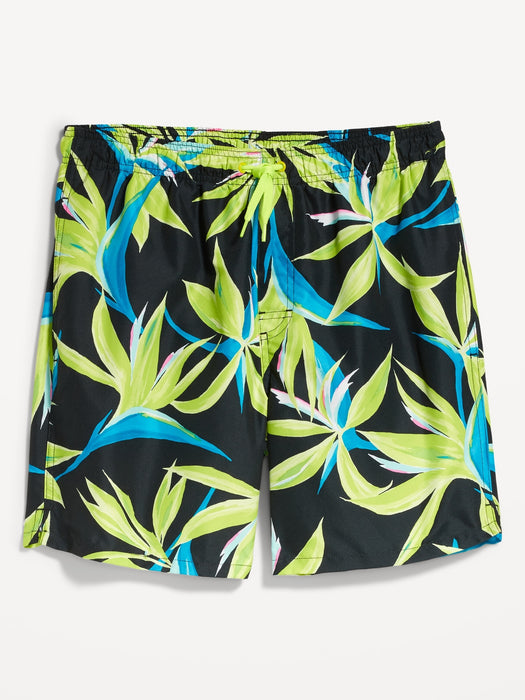 Printed Swim Trunks --7-inch inseam