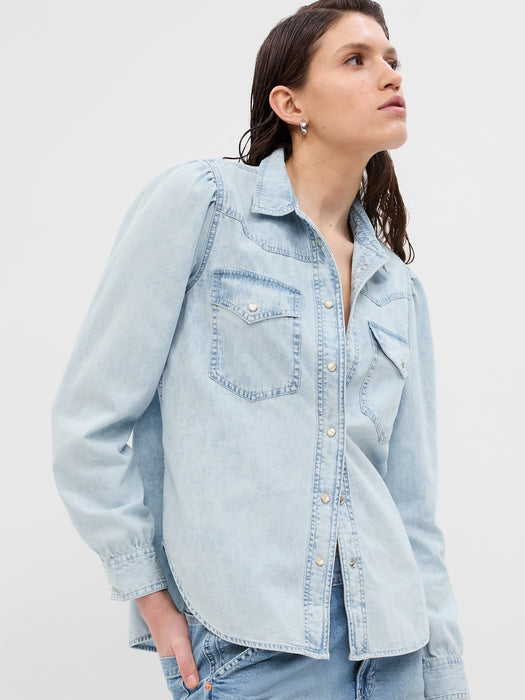 Denim Western Shirt