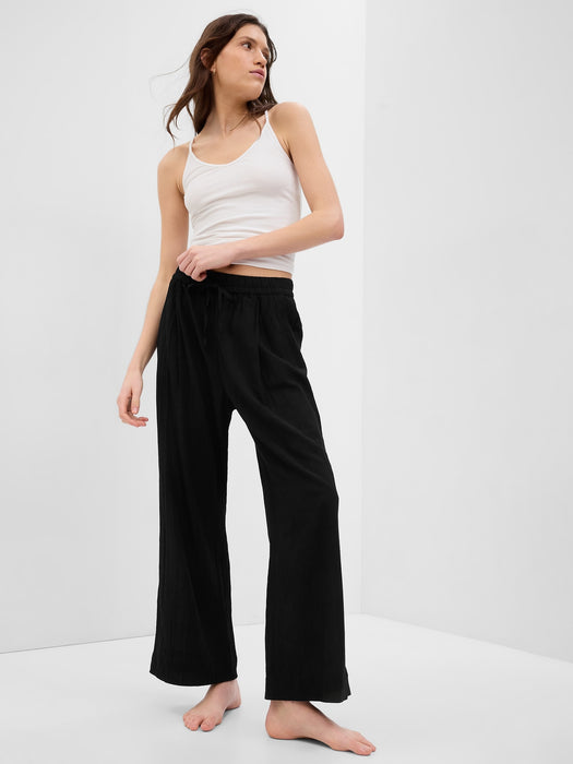 Airy Wide-Leg Pants