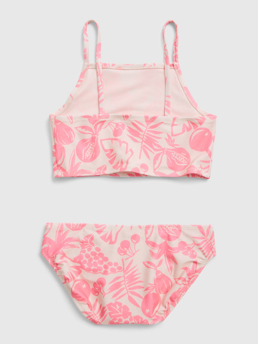 Kids Recycled Fruit Tankini Swim Two-Piece