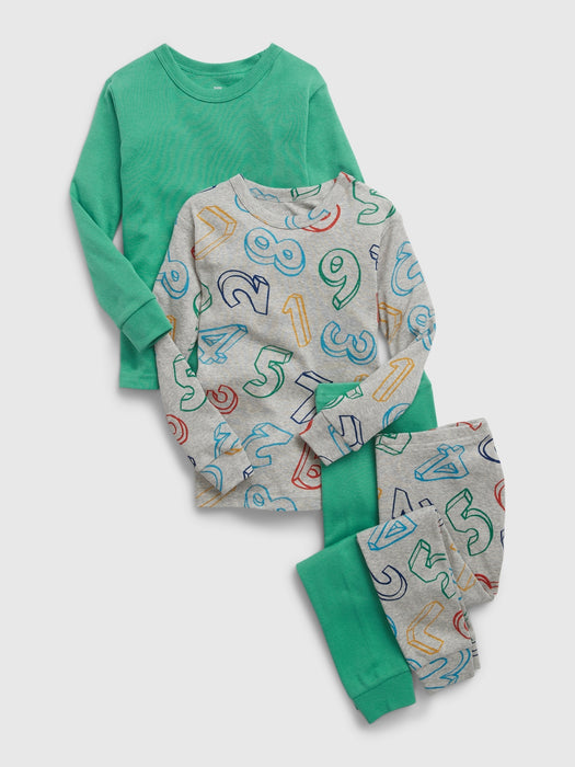 babyGap 100% Organic Cotton Numbers PJ Set (2-Pack)