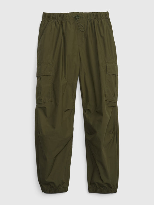 Kids Pull-On Cargo Parachute Pants