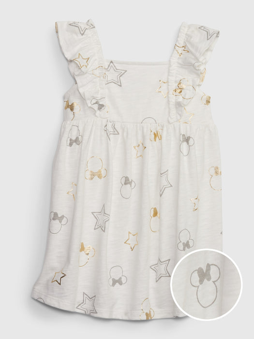 babyGap &#124 Disney Minnie Mouse Flutter Sleeve Dress