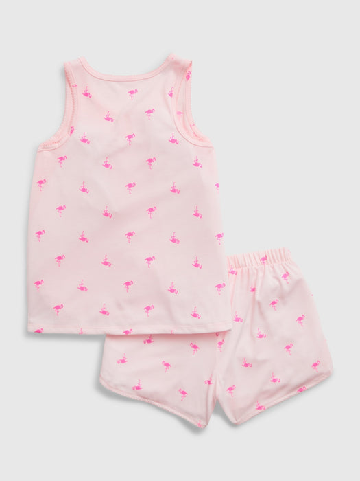 Kids 100% Recycled PJ Shorts Set