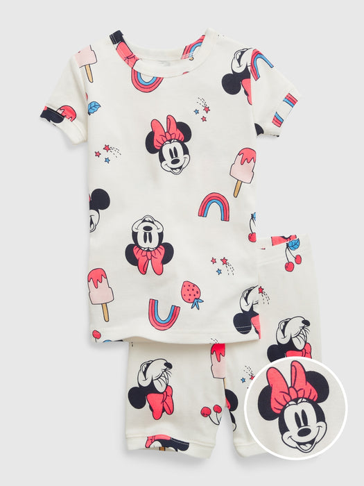 babyGap &#124 Disney 100% Organic Cotton Minnie Mouse PJ Shorts Set