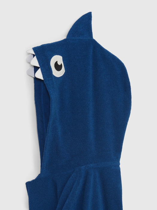 Toddler Towel Terry Shark Swim Coverup