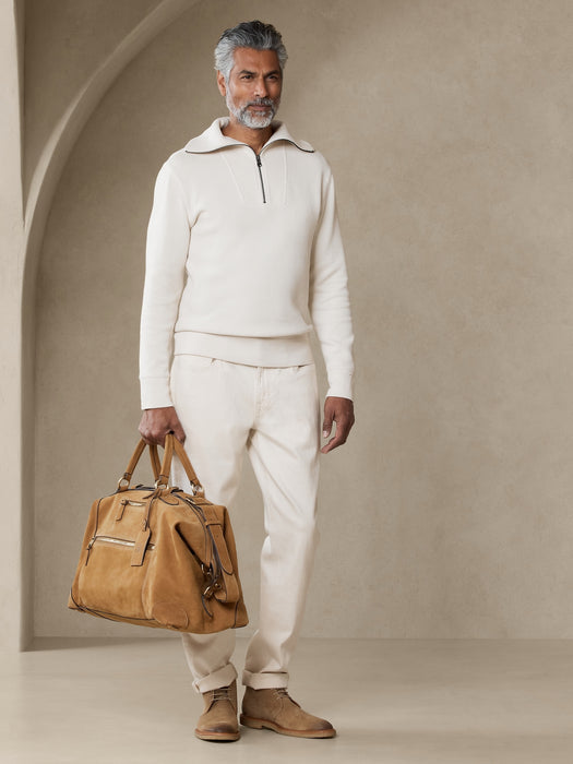 Archer Nubuck Leather Weekender