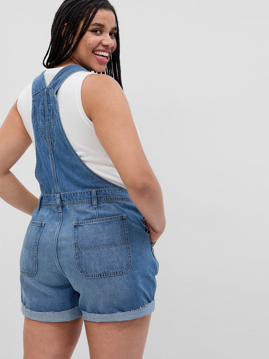 Denim Shortalls with Washwell