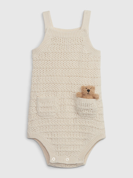 Baby Crochet Shorty One-Piece