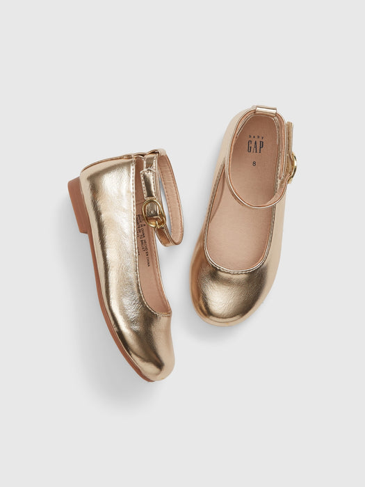 Toddler Metallic Ballet Flats