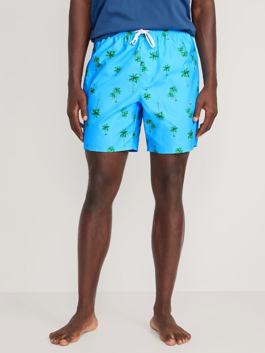 Printed Swim Trunks -- 7-inch inseam