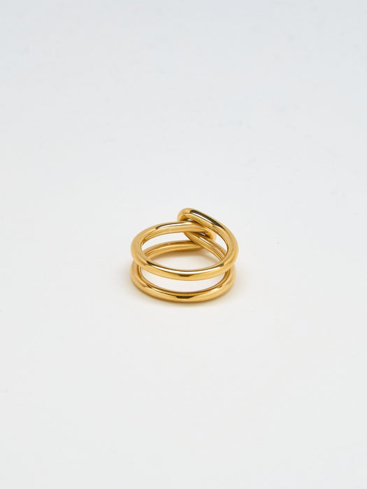 Gold Double Knot Ring