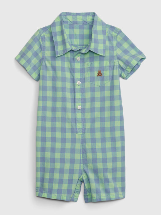 Baby Gingham Shorty One-Piece