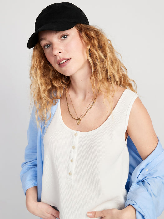 Canvas Baseball Cap for Women