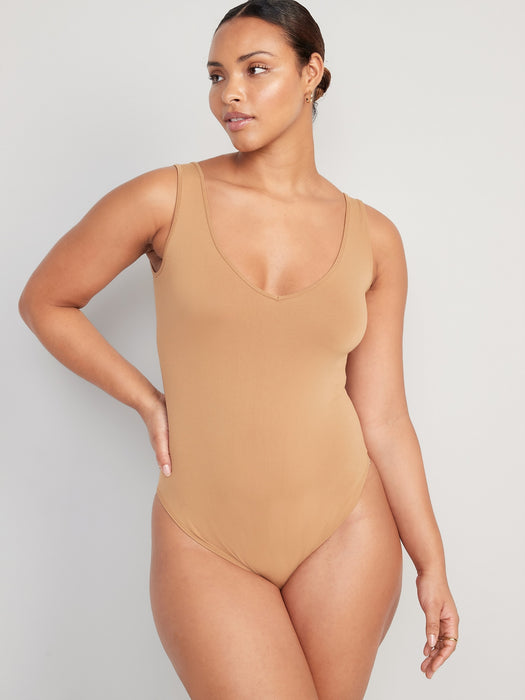 Seamless Base-Layer Tank Top Bodysuit