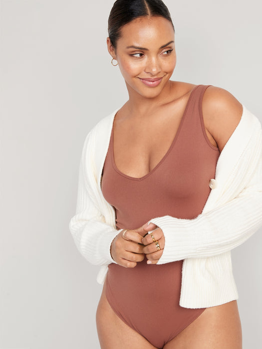 Seamless Base-Layer Tank Top Bodysuit