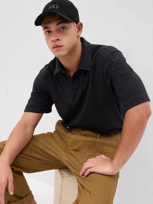 French Terry Polo Shirt