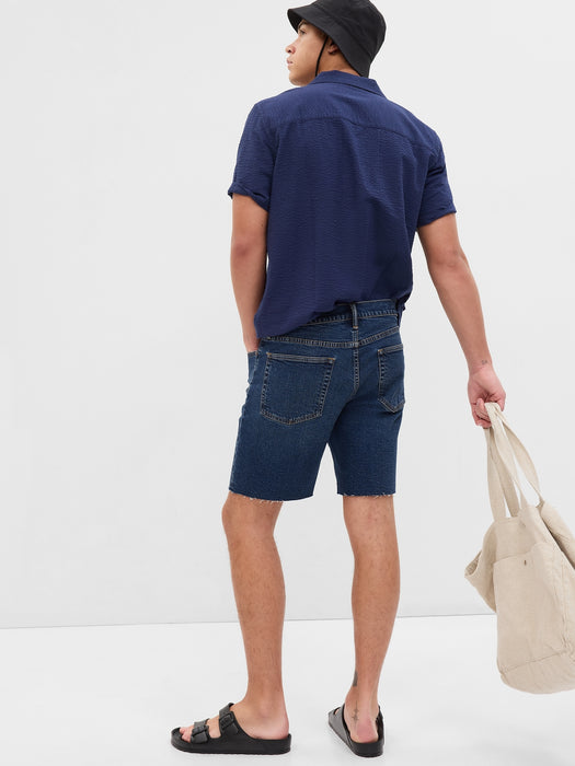 8" Denim Shorts in GapFlex with Washwell