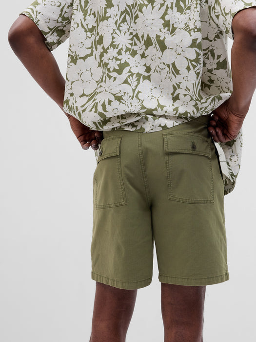 8" Ripstop Fatigue Shorts