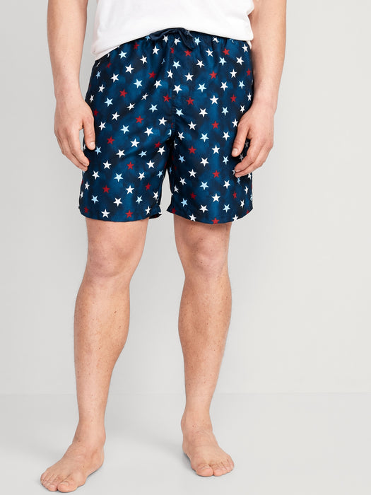 Printed Swim Trunks --7-inch inseam