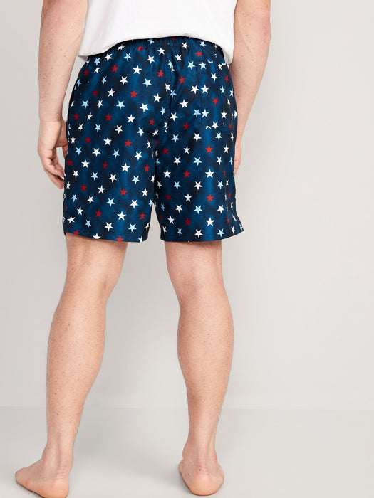 Printed Swim Trunks -- 7-inch inseam