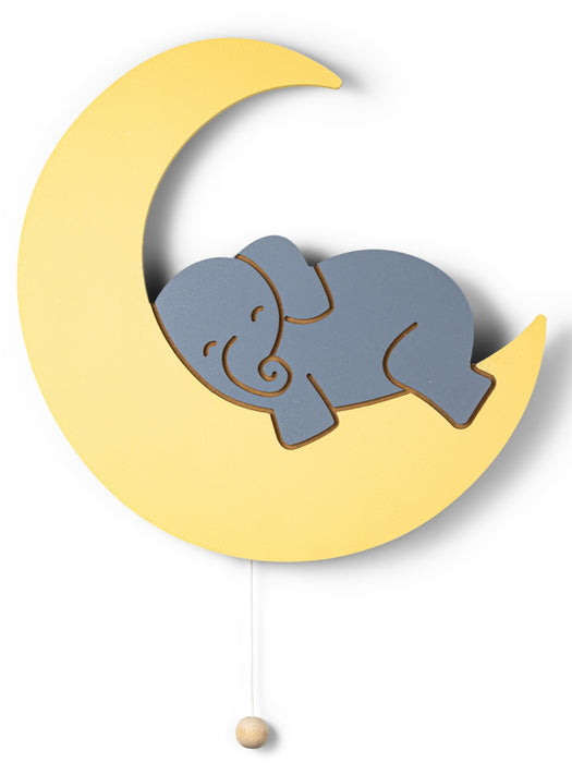 LumiDreams Wall Light Elephant on Moon