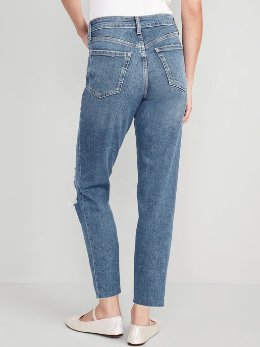 High-Waisted OG Straight Ankle Jeans