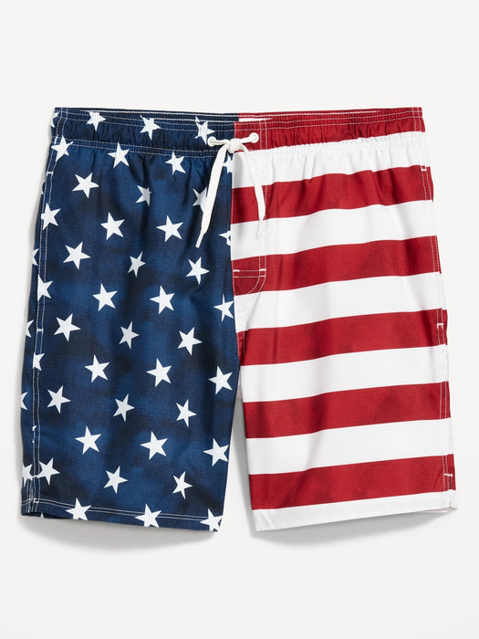 Printed Swim Trunks --7-inch inseam