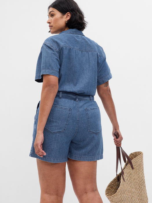 Easy Denim Romper