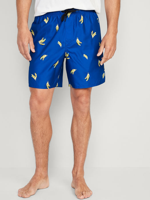 Printed Swim Trunks --7-inch inseam