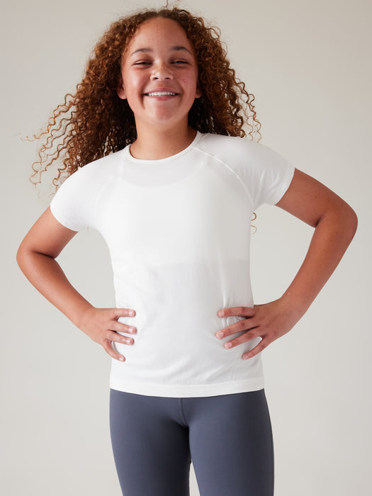 Athleta Girl Power Up Seamless Tee 2-Pack