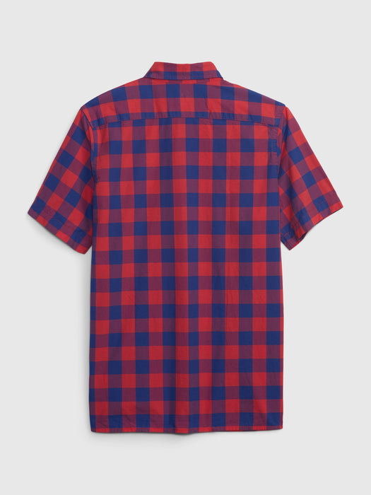 Kids Poplin Button-Down Shirt