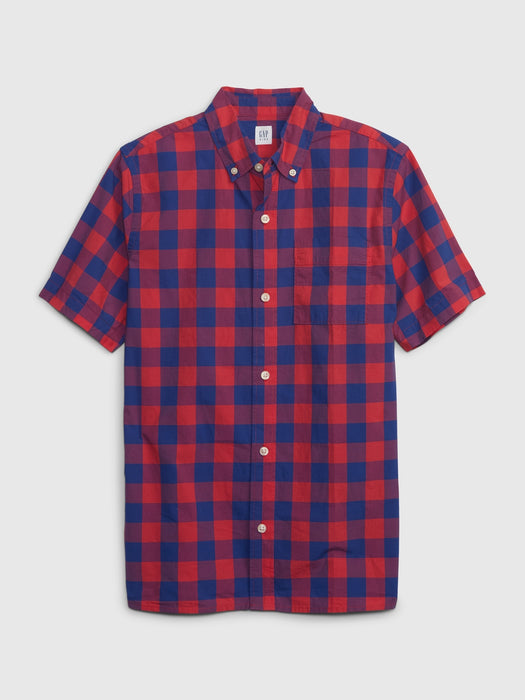 Kids Poplin Button-Down Shirt